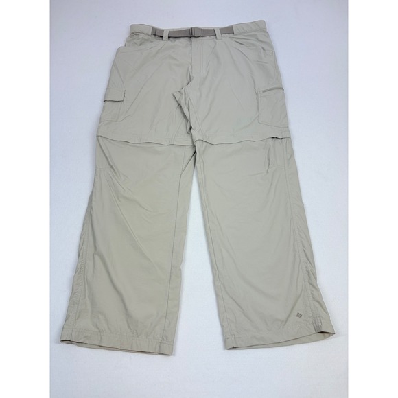 COLUMBIA Mens OMNIWICK Convertible Cargo Pants 38x30 Gorpcore Light Hiking Beige - Picture 1 of 11